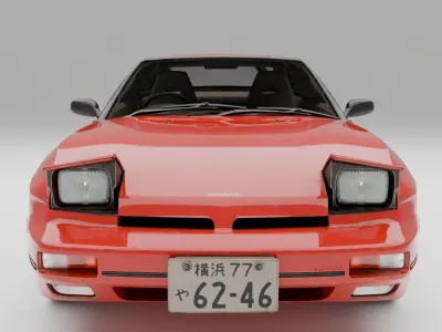 Nissan 180SX  3D model