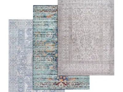 Rug Set 1682 3D model