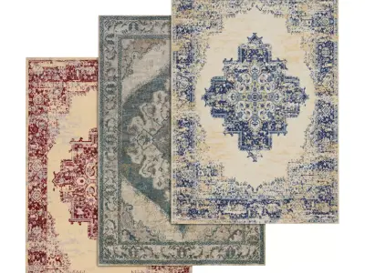 Rug Set 1126 3D model