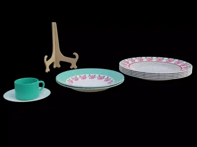 Decorative Plates Free 3D model