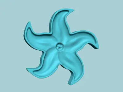 Papaya Flower - Molding Artificial EVA Craft 3D print model