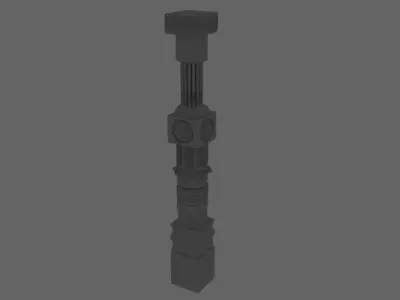 Dravidian Column 3D model
