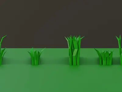 NATURE PACK LOW POLY  Low-poly 3D model