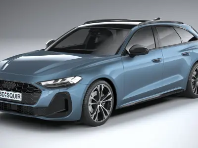 Audi A5 Avant S-line 2025 3D model