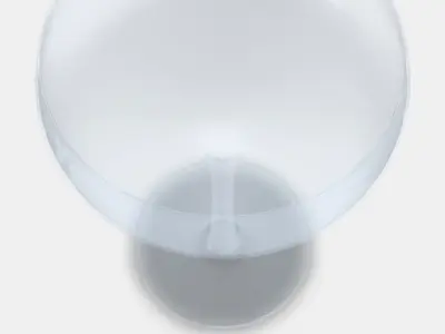 STORHET Champagne coupe Low-poly 3D model