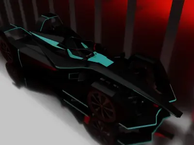 Formula E Car 3D model