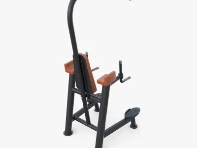 Chin up and dip station v1 3D model