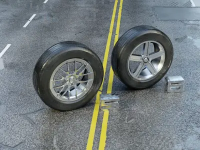 The ultimate wheel pack 3D model