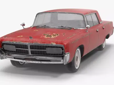 Chrysler Imperial rusty 3D model