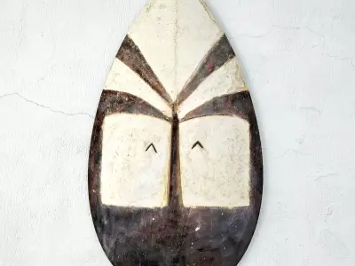 Adouma Mask Gabon 3D model