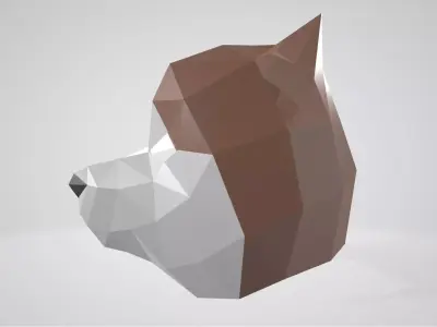 dog mask 3D model