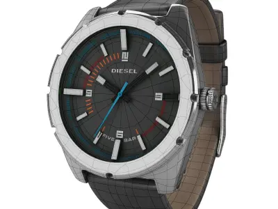 Man Diesel Watch 2 3D model