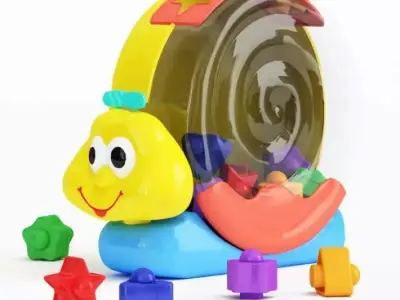 Snail Toy 3D model