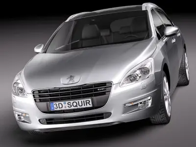 Peugeot 508 SW 3D model