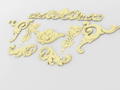 Engraving Collection for Decor 3D print model
