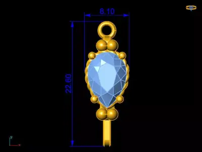 DROP BRACELET 3D print model