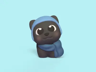 Winter Cats 3D print model