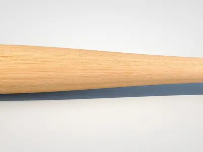 Wooden Baseball Bat 3D model