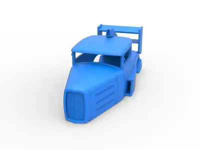 Shell of Hot rod Version 2 Scale 1 to 25 3D print model