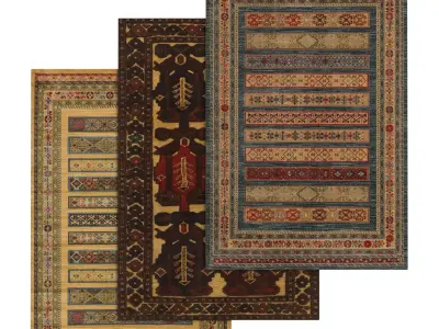 Rug Set 1981 3D model
