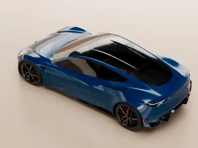 Tesla Roadster 2020 3D print model