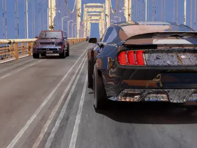 Cinematic Car Animation  3D model