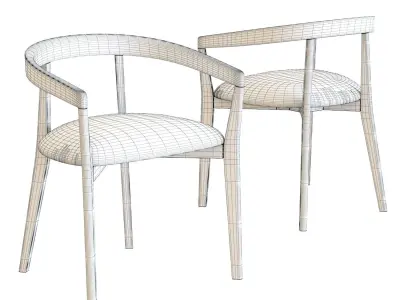 Crate and Barrel - Cullen Dining Chair 3D model