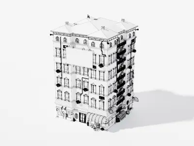 Building Type 1  3D model
