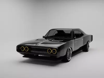 Dodge Charger Restomod 3D model