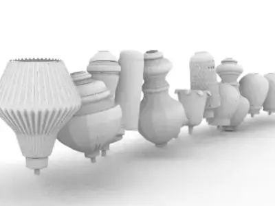 Vase decorated 3d model Free 3D print model