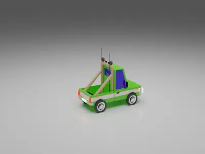 Vehicle toy car Free 3D model