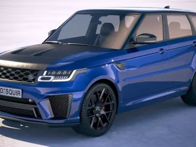 Range Rover Sport SVR 2018 3D model