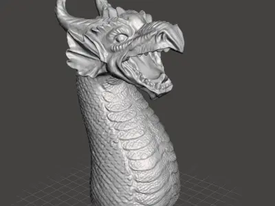 garden dragon 3 parts 3D print model
