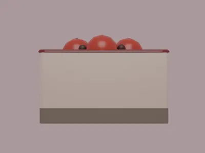 Piece of cake Free low-poly 3D model