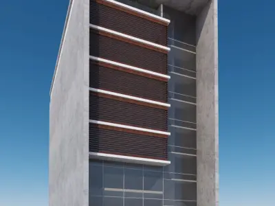 Modern Building Exterior 3D model