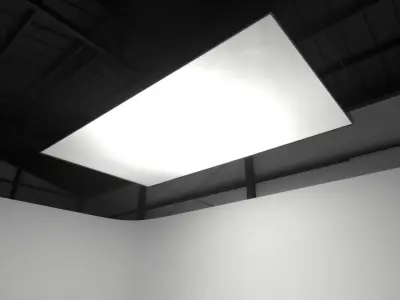 studio warehouse 3d scene for blender cycles and octane 3D model