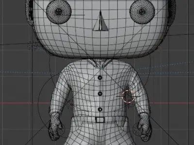 Funko Custom Model 1  3D model