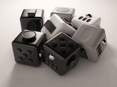 Fidget Cube 3D model