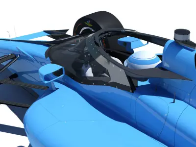 Indycar 2020 - Oval version 3D model