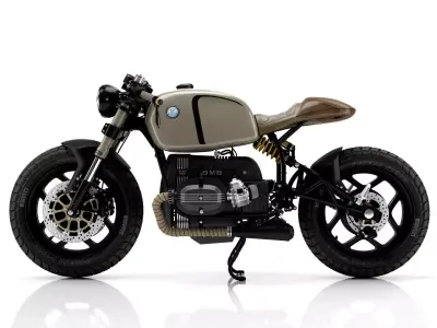 Cafe Racer R100 Motorcycle 3D model