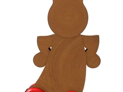 cartoon clock 3D model