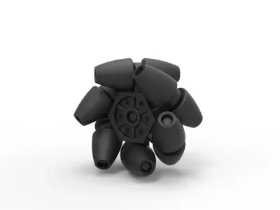 Mecanum wheel 3D print model