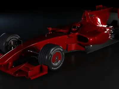 Generic F1 Car 3D model
