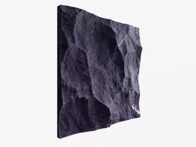467-RockPanel rock wall art 3D model