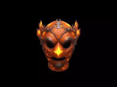 3d Model Fire Elemental Antihero 3D model