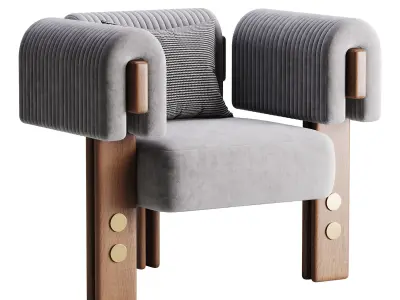 ARMCHAIR EVELYN 3D model