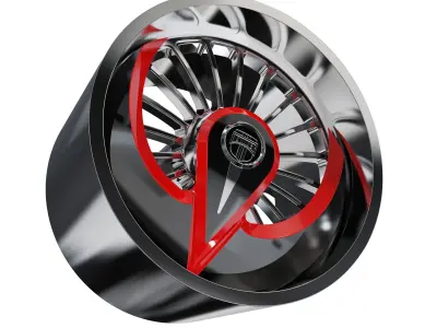 DUB AZZMACKA WHEEL 3D MODEL 3D print model