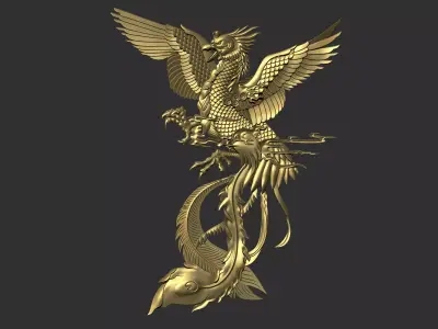 phoenix 3D print model