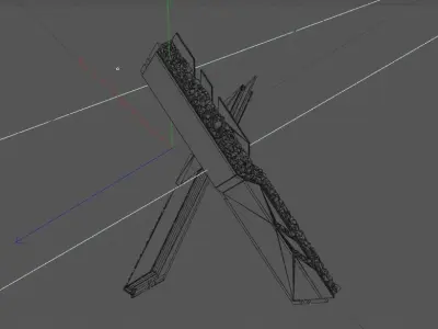 GSKILL computer RAM 3D model