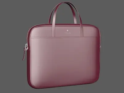 Laptop Bag 3D Model- handbag 3D model 3D model